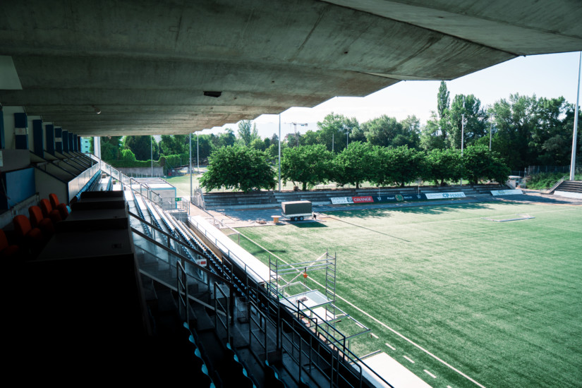stade travaux